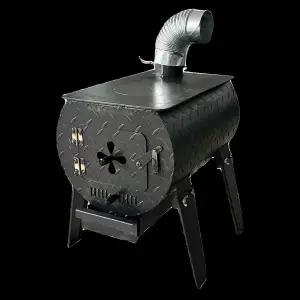 화목난로 연소기 캠핑 가마솥 펠릿 난로 스토브 무쇠 주물