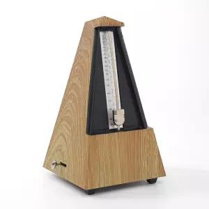 악기 연주 박자 내추럴 우드 수동메트로놈 피아노연습