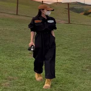 여성 작업복 긴팔 점프수트 엔지니어 정비복