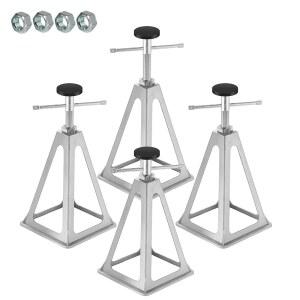 보이젠 RV 스태빌라이저 잭 4종 세트, 11-17인치부터 조절 가능, 단일 잭으로 최대 7500파운드의 여행 트레일러 지지력 제공