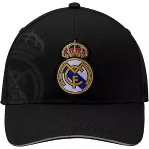 2024 호환 레알 마드리드 공식 축구 모자 검정색 페이드 로고 3045203