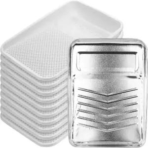 베이츠 9인치 페인트 트레이 10개의 플라스틱 라이너 - 벽용 일회용 롤러