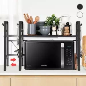 전자레인지선반 2단 오븐장다이 밥솥장 밥통수납장 렌지대 전자렌지수납장 광파오븐렌지대