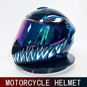 풀페이스 바이크 오토바이 헬멧 남녀 공용 나이트 커플 사계절 안티포그 카트 크루즈 페달