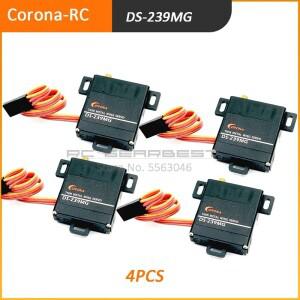 4PCS 코로나 DS239MG 디지털 슬림 윙 서보 메탈 기어 4.6kg / 0.15sec 22g RC 글라이더