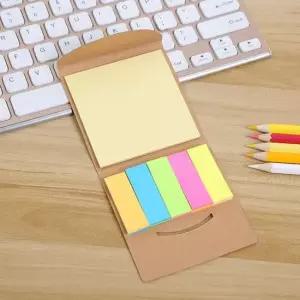 오피스 접착식 메모지 5개 사무용품 메모장 미니수첩
