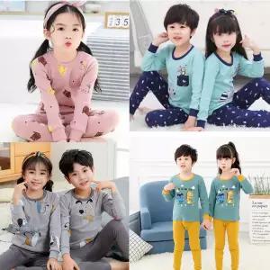 키즈 유아 아동 어린이 실내 긴팔 내복 내의 상하의 세트