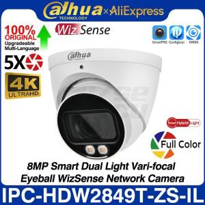 Dahua IPC-HDW2849T-ZS-IL 스마트 듀얼 라이트 풀 컬러, WizSense 네트워크 POE IP 카메라, 마이크 SD 슬롯