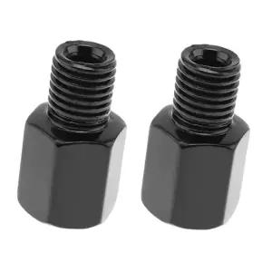 바이크 오토바이 M10 10MM M8 8MM 백미러 어댑터 오른쪽 왼손 스레드 시계 방향 반시계 변환 볼트 나사