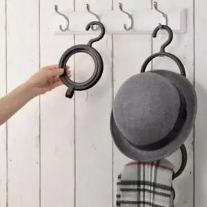 [JED] 모자걸이 넥타이 4p세트 링 스카프걸이 데이홈 접이식