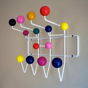 구슬 행거 옷걸이 우드 레인보우 미니 인테리어