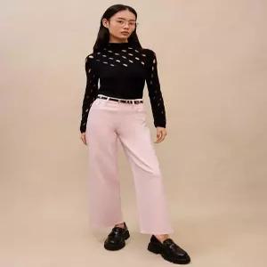 MAJE 마쥬 23SS 플레어 루렉스 플로럴 스모킹