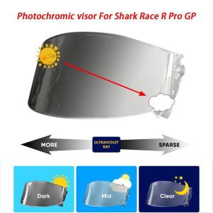 샤크 레이스-R 프로 GP 헬멧 바이저 포토크로믹 쉴드 렌즈 부품