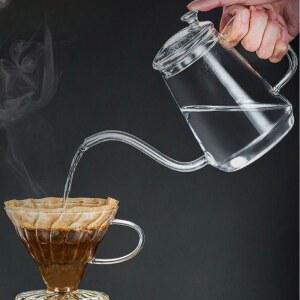드립 포트 투명 주전자 드립포트 내열유리 가정용 커피 카페