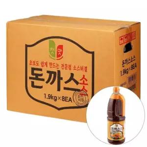 박스/실속돈까스소스1.9kgX8개/청우