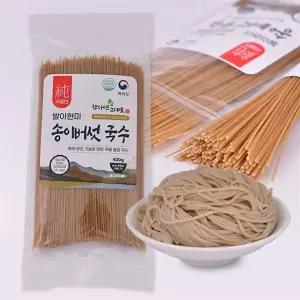 밀가루 0% 국수입니다~ 참자연 신 발아현미 송이버섯국수