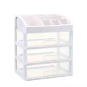 투명 대형 수납장 정리함 수납함 종이박스포장없음 상자 약상자 투명단층 3