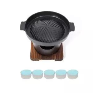 미니화로 가정용 고체연료5P 세트 개인화로 1인용