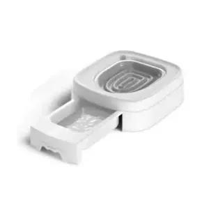 평판 화장실 고양이 좌변기 켓 역류방지 반밀폐형 셀프고양이화장실(그레