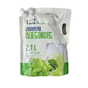 라이브타임청포도에이드-4개