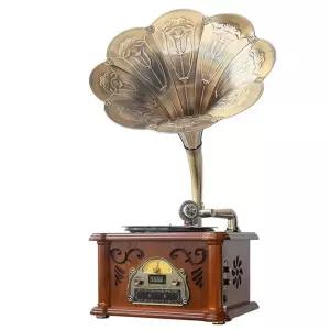 턴테이블 빈티지 축음기 LP플레이어 엘피 감성 전축 스피커