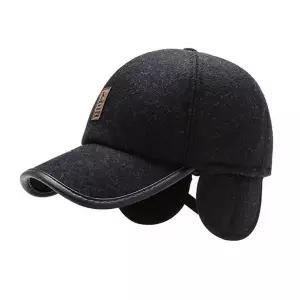 군밤모자 가죽 캡포인트 귀막이 겨울모자 귀마개 여자 남자 남성