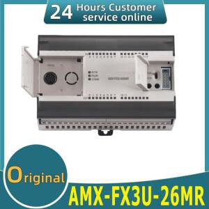 AMX-FX3U-26MR 이더넷 PLC 호환 컨트롤러 릴레이 2AI/1AO 16I/10O MODBUS+프로그래밍 케이블 CLP fx3u