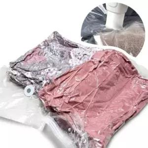 [생활] 백 압축팩 옷 포장 지퍼백 진공 이불 의류 2p 86x90