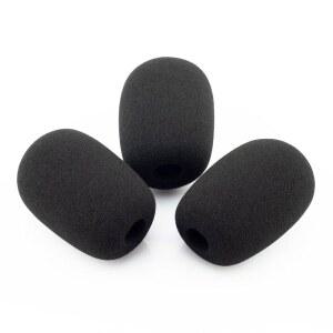 [미국배송] 슈어 MX412 MX418 MX405 MX410 MX415 구스넥 마이크 팝 필터 3팩 커버 폼용 LEFXMOHY 윈드스크린 RK412WS 스냅핏 교체용