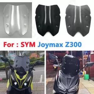 SYM Joymax Z300 Z 300 바이크 오토바이 윈드 실드 윈드 스크린 디플렉터 JoymaxZ 300 아크릴 블랙