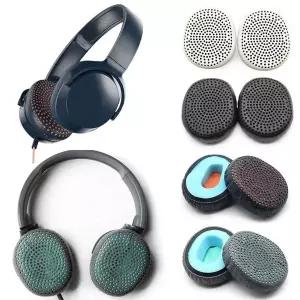 호환  스컬캔디 리프 무선 헤드폰 교체용 가죽 이어 패드 부드러운 이어 쿠션 스폰지 이어버드 커버