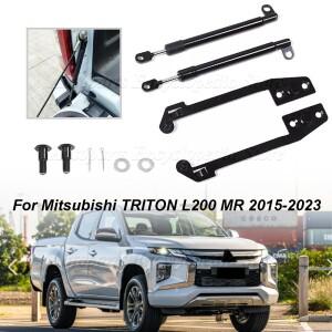 한쌍의 자동차 뒷문 느린 지원 막대 리프트 스트럿 바 Mitsubishi TRITON L200 MR 2015-2023 용 가스 충격