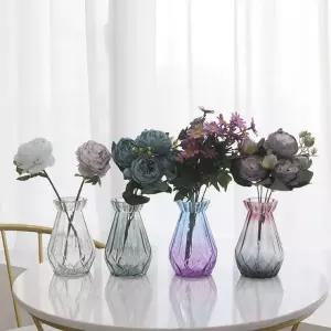 제이킨 크리스탈 유리 화병 투명 빌라 오브제 화기 튤립 미니 꽂병 디퓨저병 시약병