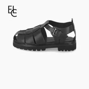 남성 소가죽 충격 흡수 라텍스 쿠션 피셔맨 샌들 3cm LCMO02U526_SC