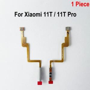 손가락 판독기 지문 센서 홈 버튼 리본 전원 스위치 켜기 끄기 Xiaomi Mi 11T / Pro 용 플렉스 케이블
