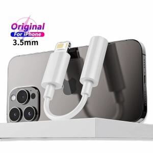 아이폰 호환 14 13 12 11 프로용 헤드폰 어댑터, AUX 오디오 스플리터, 라이트닝-3.5mm 이어폰 잭 케이블