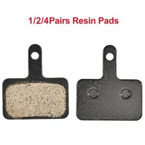 MTB 자전거 수지 디스크 브레이크 패드 Shimano B01S M375 M446 M485 Deore M515 1/2/4 쌍