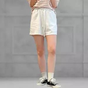 [다잇템]여성 후면 주머니 단추 SS 3부 코지 반바지 (39095930A)