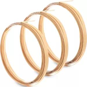 테호 3롤 위커 수리 용품 30피트 우드 키트 천연 라탄 재료 지팡이 웨빙 스트립 공예 바구니 가구 잔디