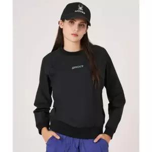 스파이더 SPYDER 여성 웜업 우븐 맨투맨 티셔츠 SPKFCNRL251WBLK 467595