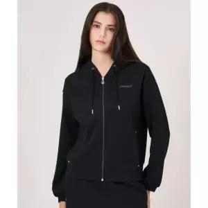 스파이더 SPYDER 여성 스트라이프 자카드 후드 집업 SPKFCNFT351WBLK 465194