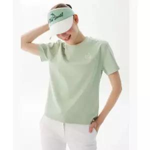 르꼬끄 LECOQ GOLF 여성 라운드넥 에센셜 티셔츠 민트 GR122LRS21 GR122LRS21_MINT 461514