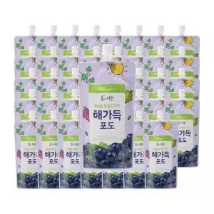 해가득 포도주스 풀스키친 150ml 40개 카페 간식 학교 유치원 탕비실