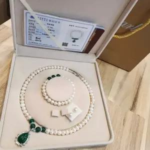 진주귀걸이 못난이 담수 진주 주얼리 3종 세트