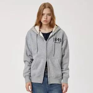 후아유 Campus Boa Fur Hood Zipup WHMZF4V22U