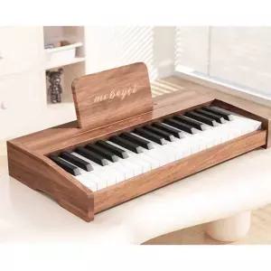 원목 전자피아노 키보드 미니 초보용 디지털 화이트