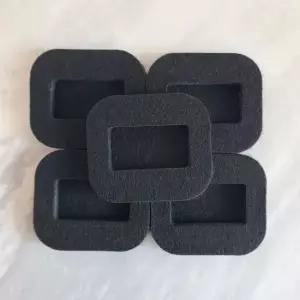 소파발커버 의자바퀴고정패드 의자소음방지 다리캡 블랙 5P