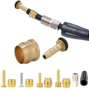 자전거 오일 바늘 브레이크 Shimano BH59 Sram MAGURA TEKTRO 유압 디스크 호스 용 올리브 황동 연결 인서