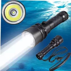 방수랜턴 강력한밝기 완전방수 LED 수중랜턴 방수 손전등 랜턴