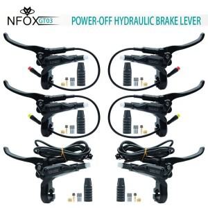 GT03 Bafang 전원 차단 오일 브레이크 3 핀 접이식 전자 자전거 핸들 유압 펌프 업 레버 산악 Goodtaste XO